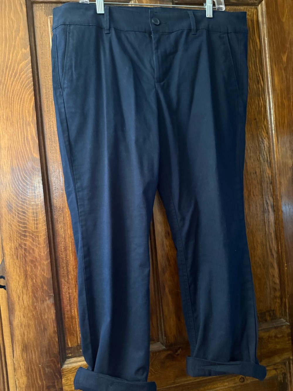 LOFT Navy Cropped Women's Dress Pants